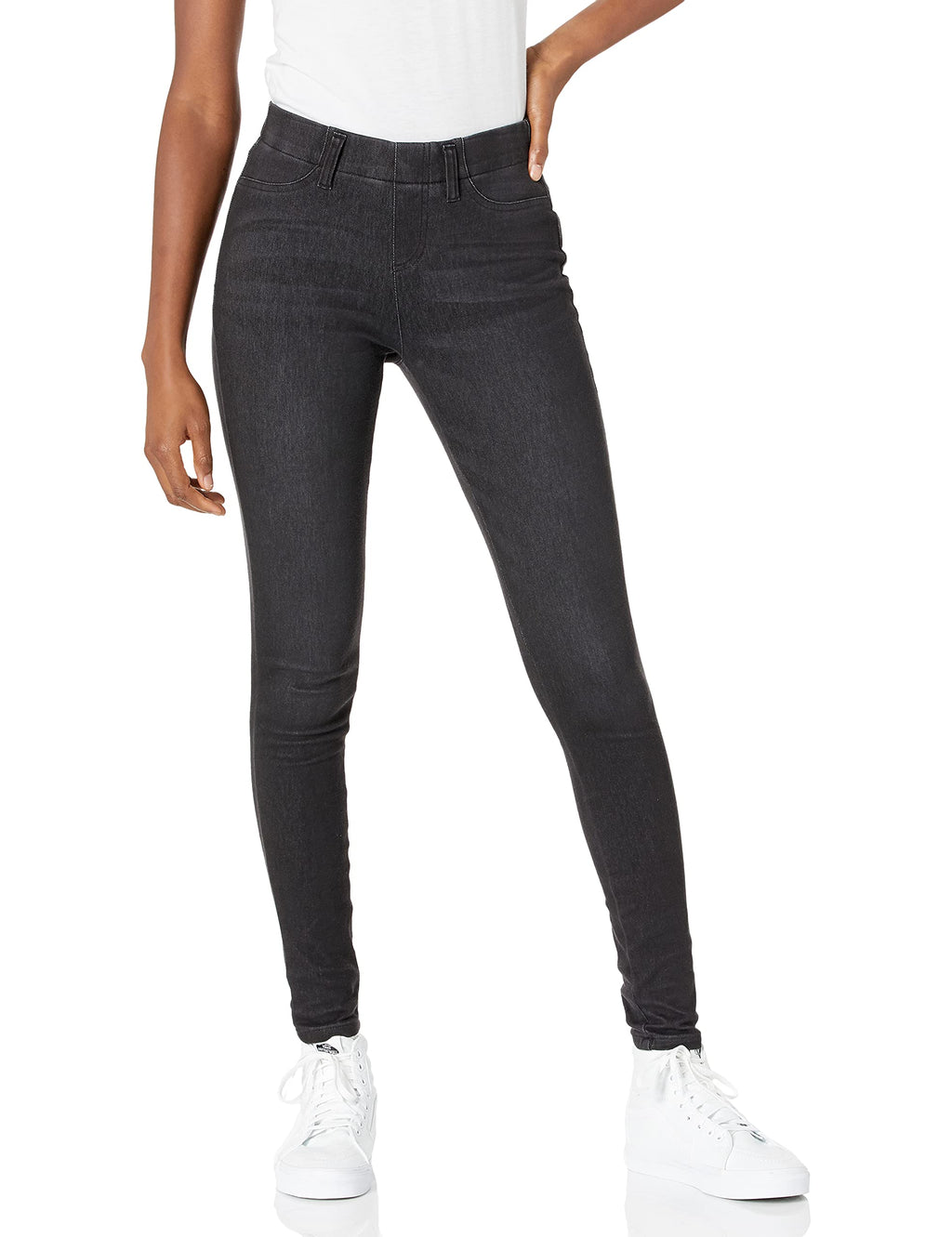 Amazon Essentials Women's Pull-On Mid Rise Stretchy Knit Jegging Jansha Store