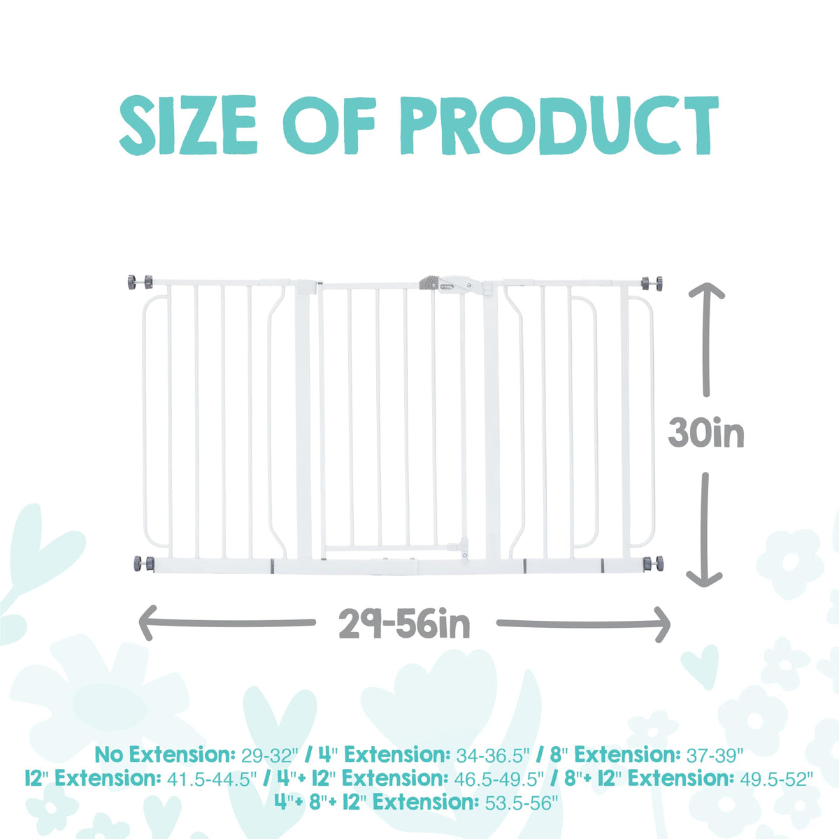 Regalo Safety 29"-38.5" Easy Step Baby Gate, Bottom of Stairs & Doorways Jansha Store