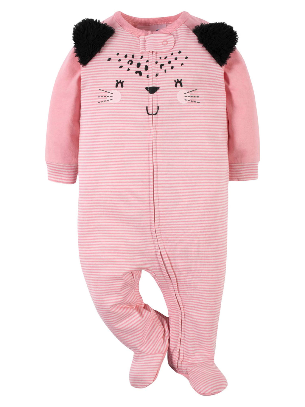 Gerber Baby Girls 4-Pack Sleep 'N Play Footie Jansha Store