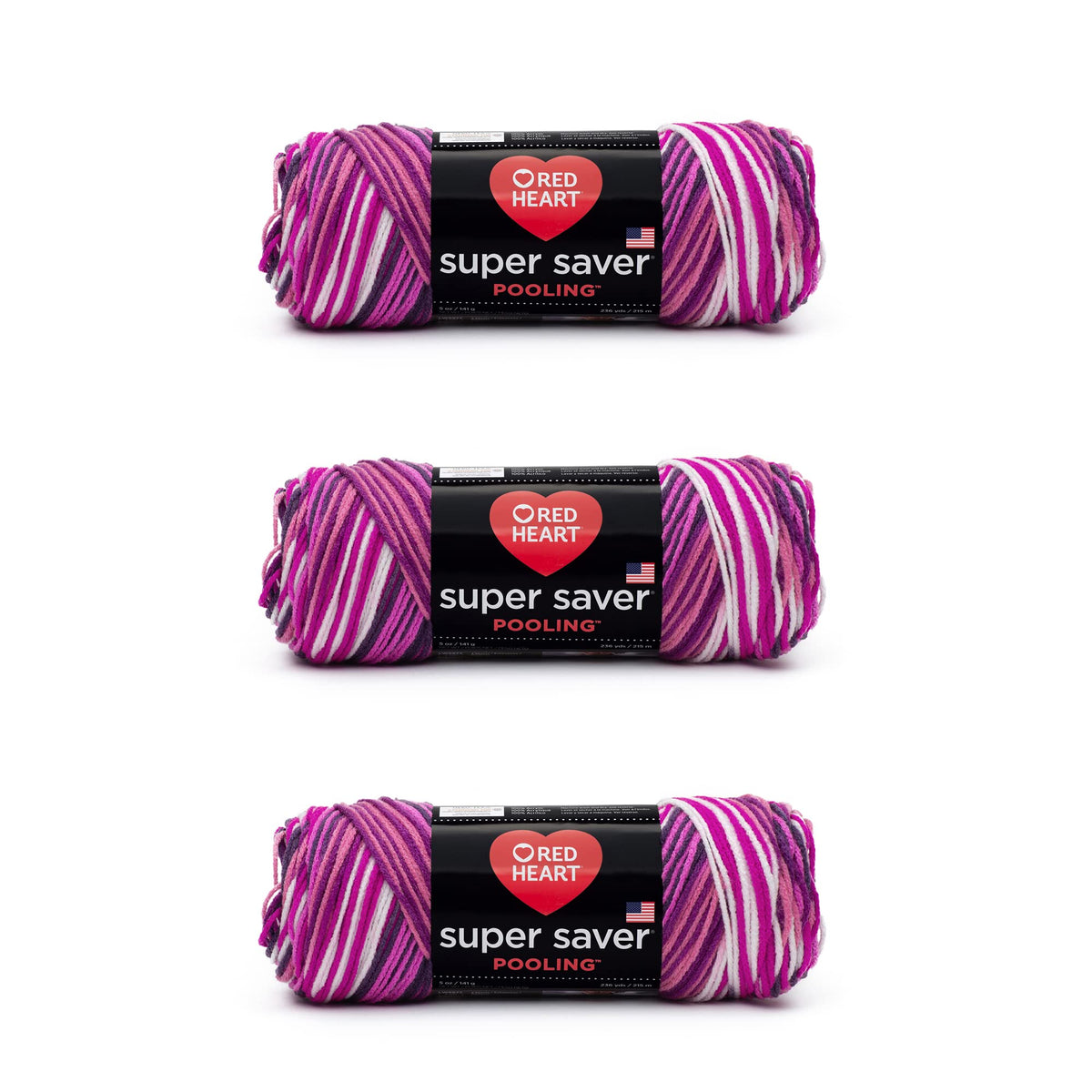 Red Heart Super Saver Yarn for Crocheting & Knitting, Cherry Red, Single Jansha Store
