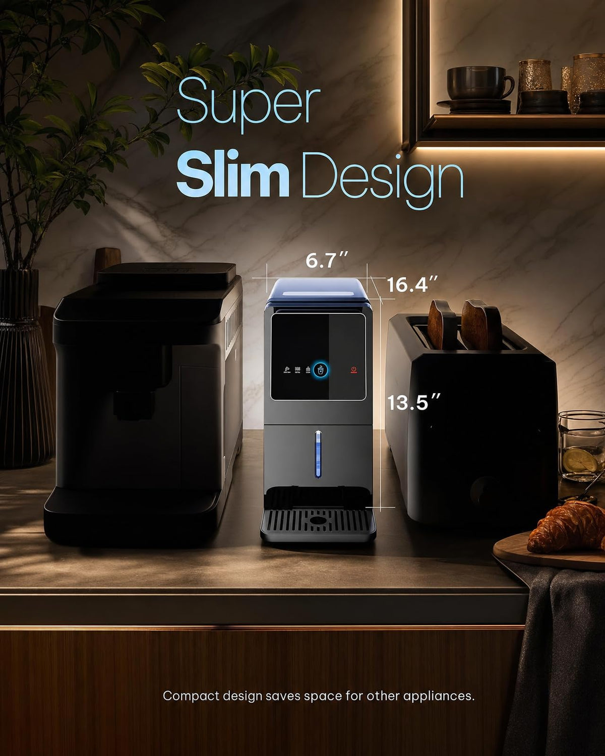 Silonn Ice Maker Countertop, 9 Cubes Ready in 6 Mins, 26lbs in 24Hrs, Self-Cleaning Ice Machine with Ice Scoop and Basket, 2 Sizes of Bullet Ice for Home Kitchen Office Bar Party Jansha Store
