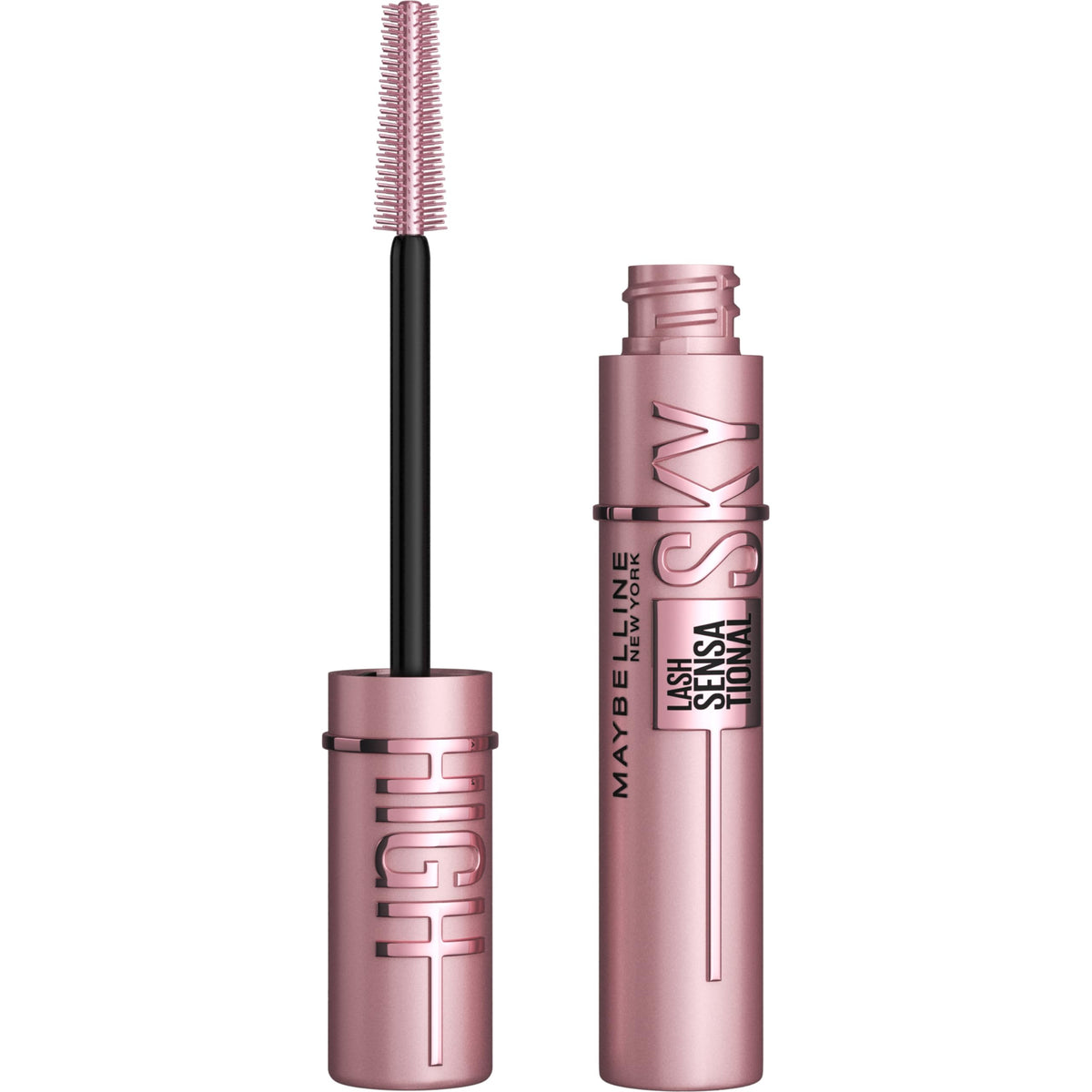 Maybelline Lash Sensational Sky High Washable Mascara Makeup, Volumizing, Lengthening, Defining, Curling, Multiplying, Buildable Formula, Blackest Black, 1 Count Jansha Store