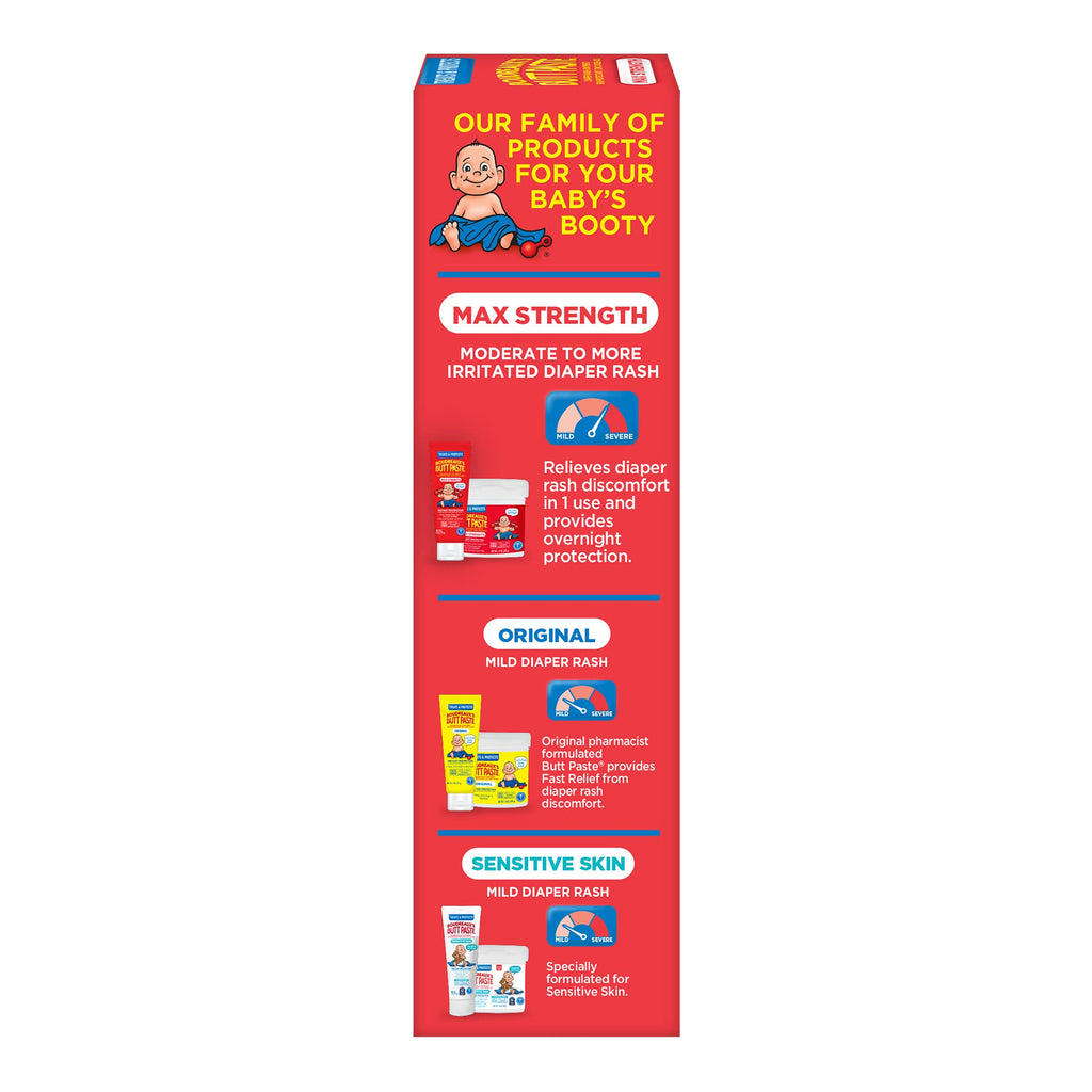 Boudreaux’s Butt Paste Maximum Strength Diaper Rash Cream, 4 Oz Jansha Store