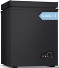 TABU 5.0 Cubic Feet Chest Freezer, Compact Deep Freezer, Black Jansha Store