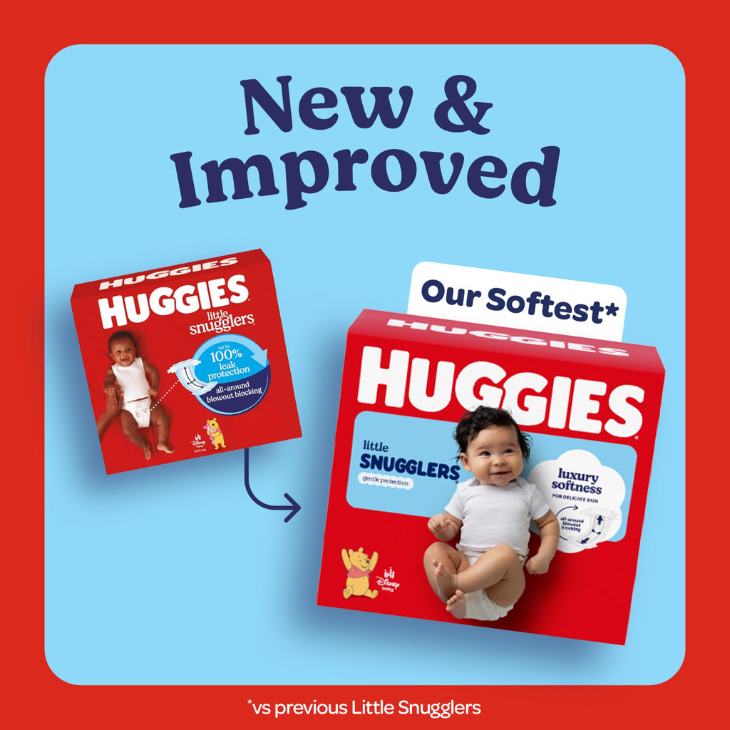 Huggies Little Snugglers Newborn Diapers, 84 Count Jansha Store