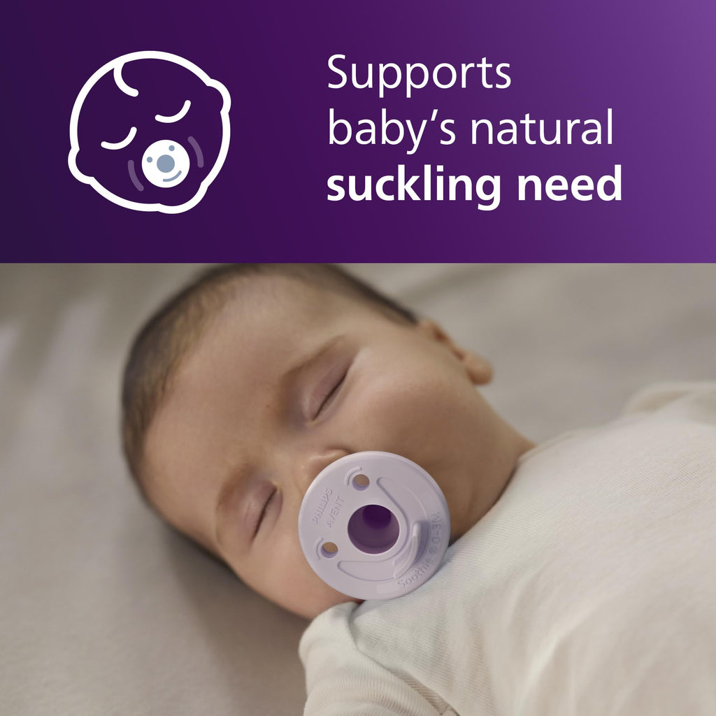 Philips Avent Soothie Baby Pacifier for 0-3 Months, BPA-Free, 4-Pack, Green Jansha Store