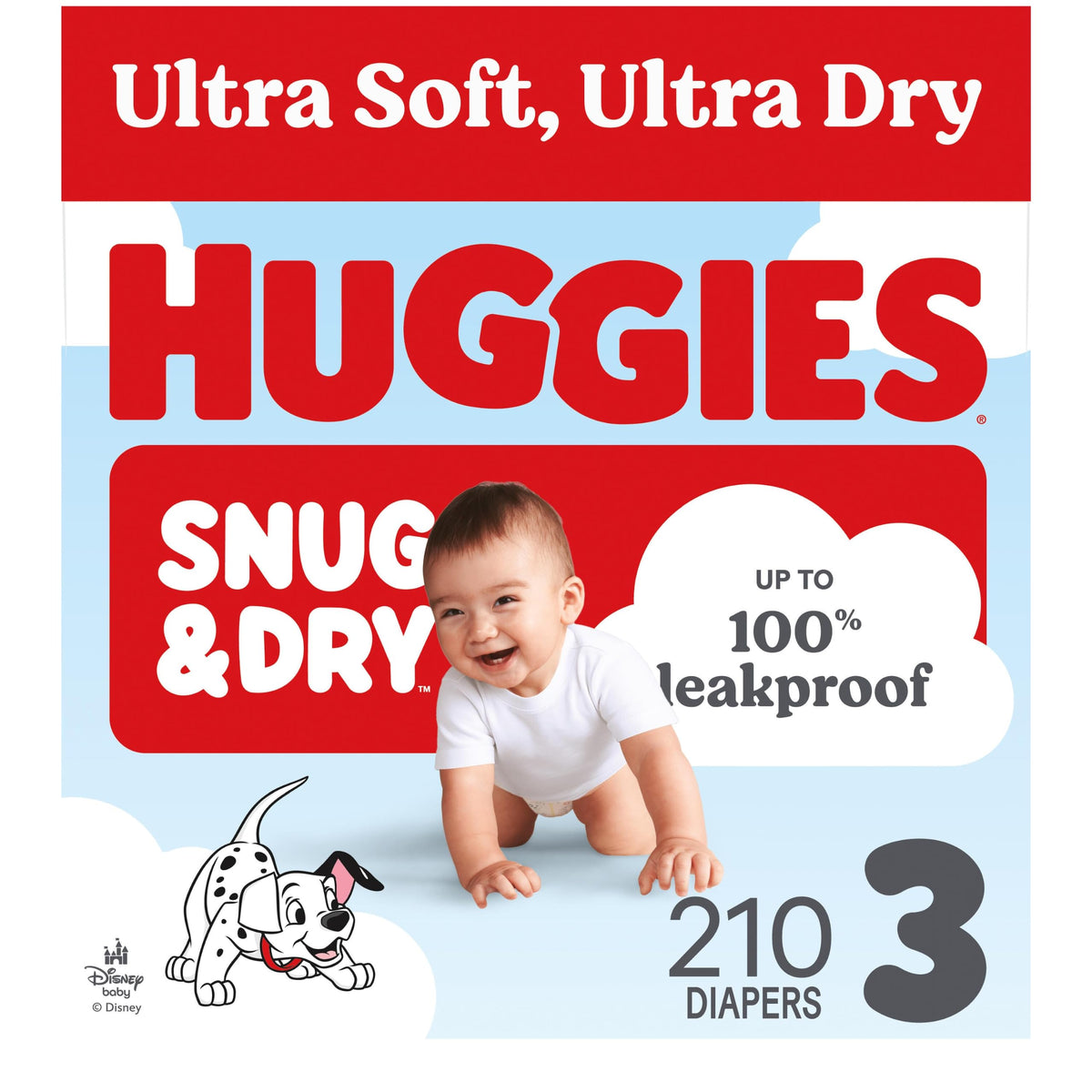 Huggies Snug & Dry Diapers Size 1, 44 Count Jansha Store