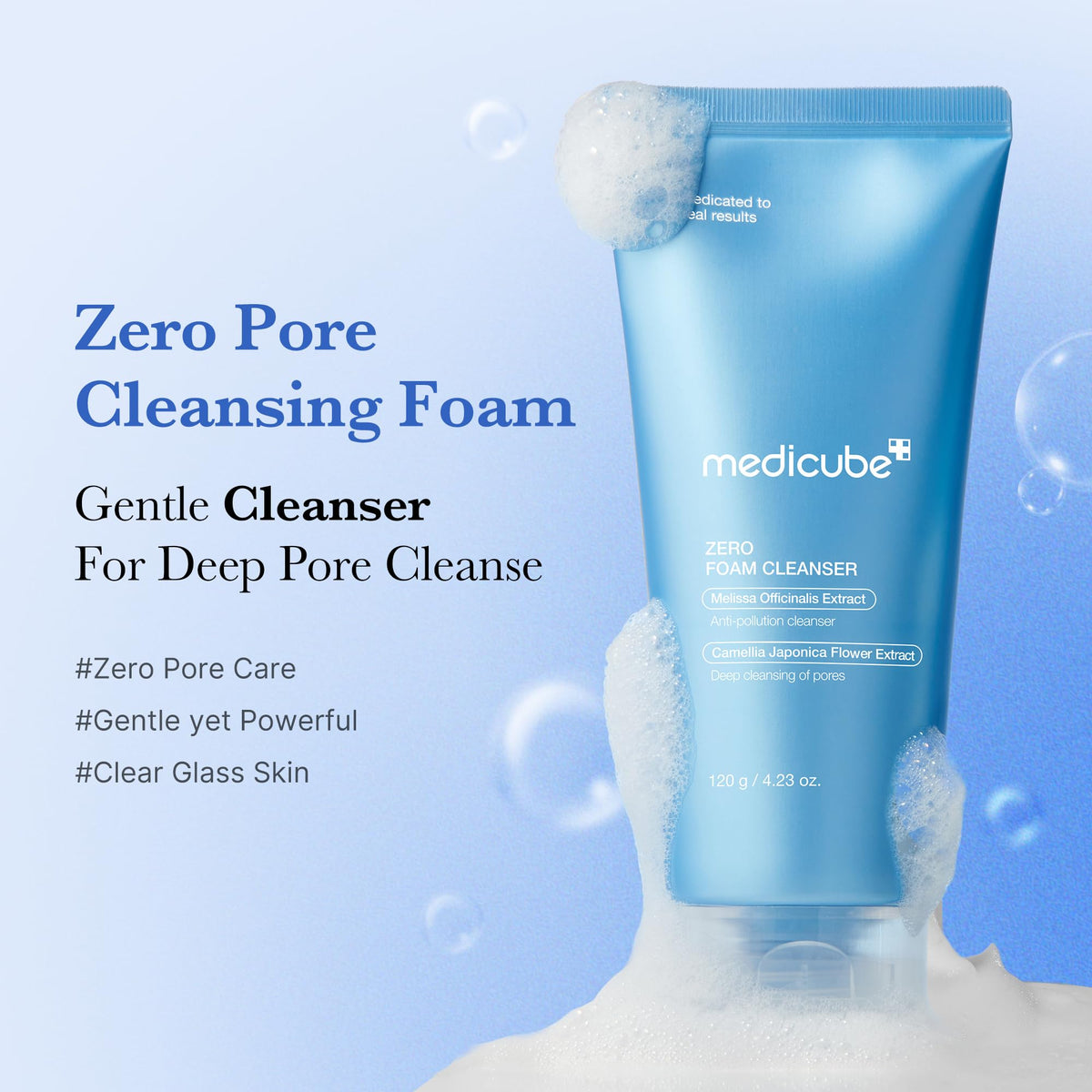 medicube Facial Cleanser Zero Pore Capsule Foam Cleanser Jansha Store