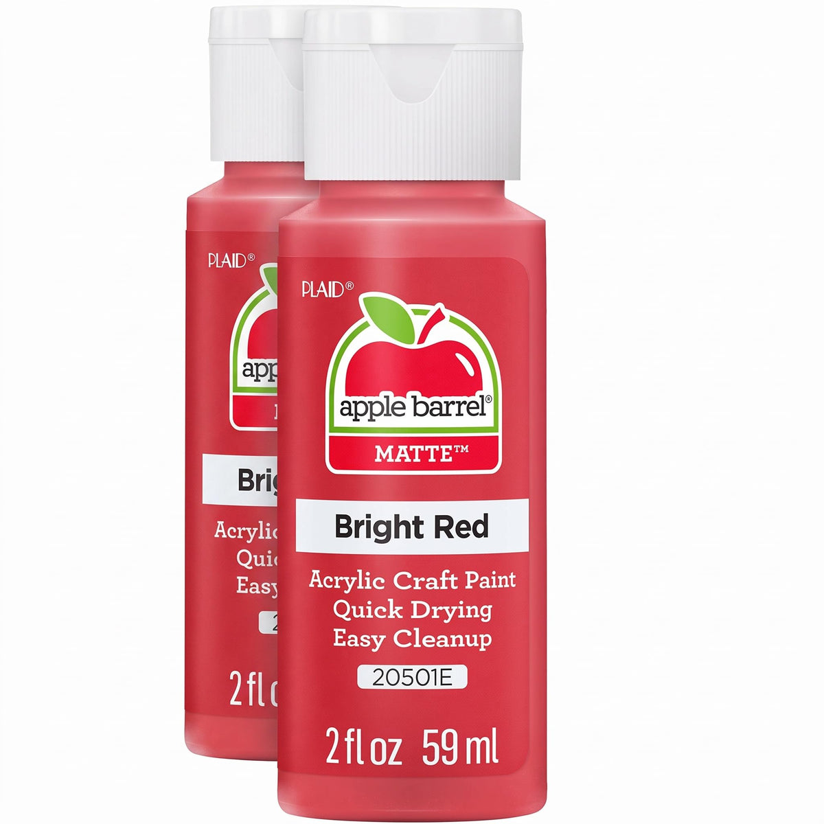 Apple Barrel Acrylic Paint in Assorted Colors (2 Ounce), 20503 White Jansha Store