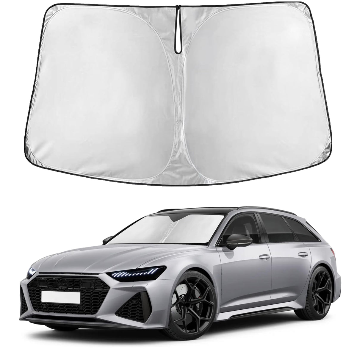 EcoNour Car Windshield Sun Shade, Front Window Sun Blocker for SUVs,Sedan Jansha Store