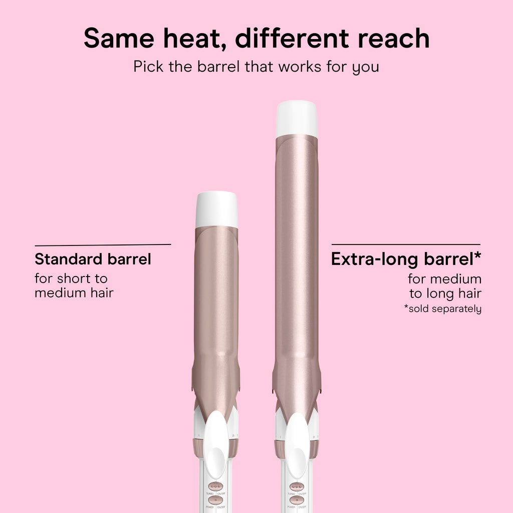 Conair Curling Iron, Double Ceramic, 1/2-in. Barrel, White/Rose Gold Jansha Store