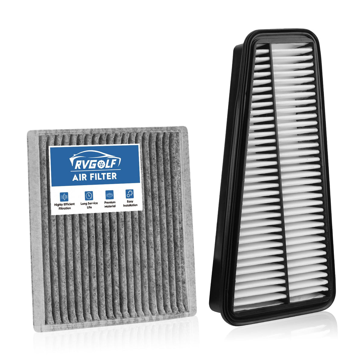 Not for Hybrid, Engine+Cabin Air Filter Fit 2015-2019 Sonata 2.4L (Gas) Jansha Store