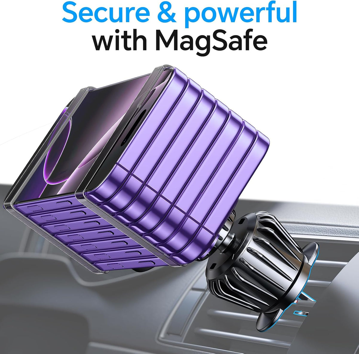 Kaistyle for Magsafe Car Mount【Strong Magnet】 Magnetic Phone Holder for Car Phone Holder Mount Dash Mounted Holders Phone Holders for Your Car Accessories for Women Men for iPhone 18 Pro Max 17 16 15 Jansha Store