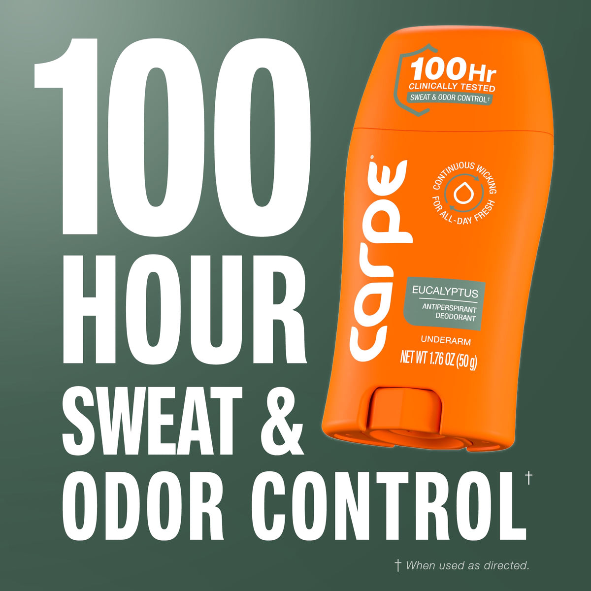 Carpe 100-Hour Antiperspirant Deodorant, Mountain Breeze - 2 Pack Jansha Store