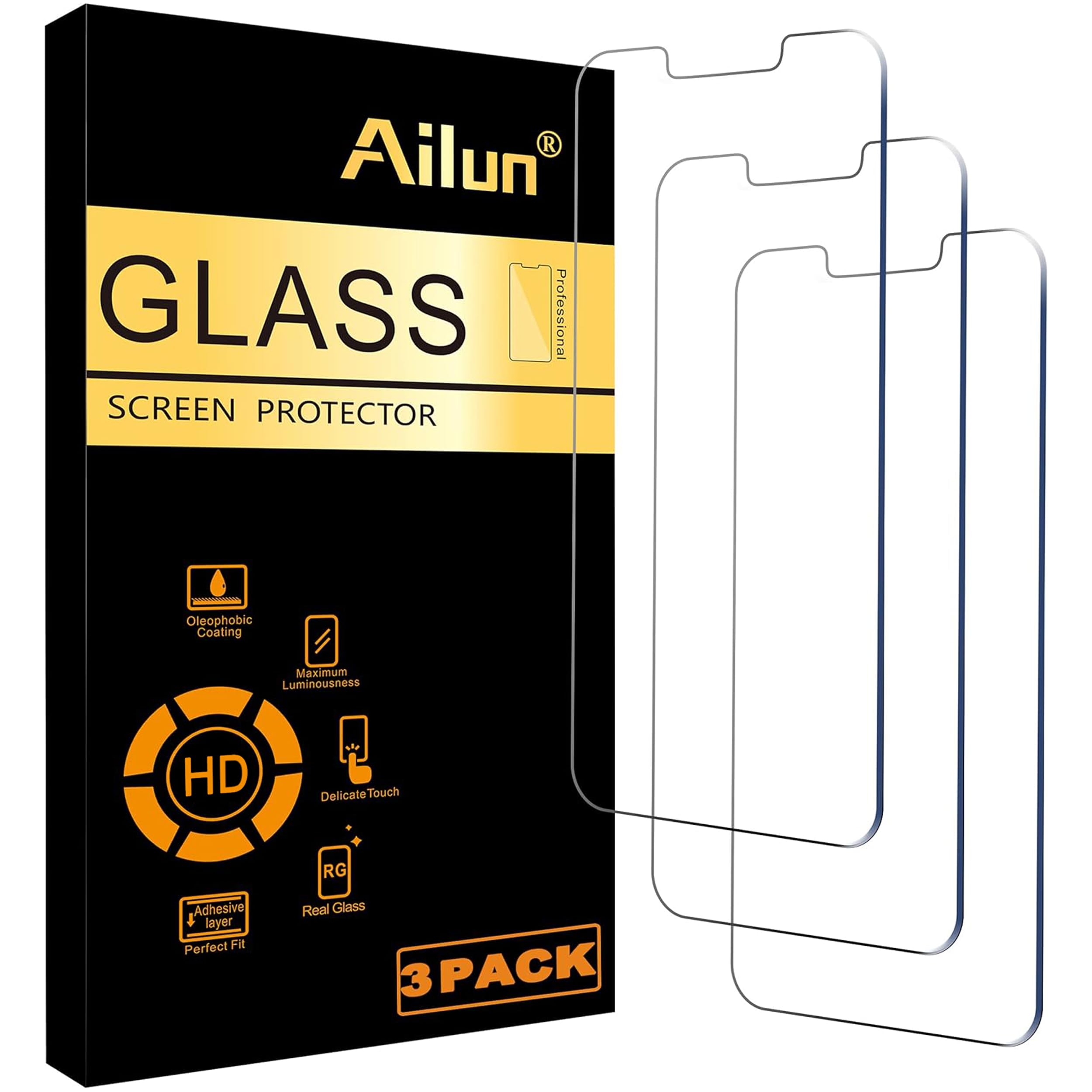 Ailun 3 Pack Screen Protector for iPhone 16 / iPhone 15 / iPhone 15 Pro Jansha Store