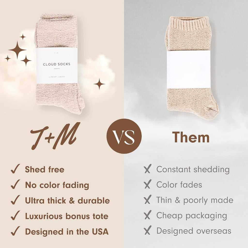 Unboxme Gifts Warm & Cozy Ultra-Luxe Cloud Fuzzy Socks, Gifts for Women Jansha Store