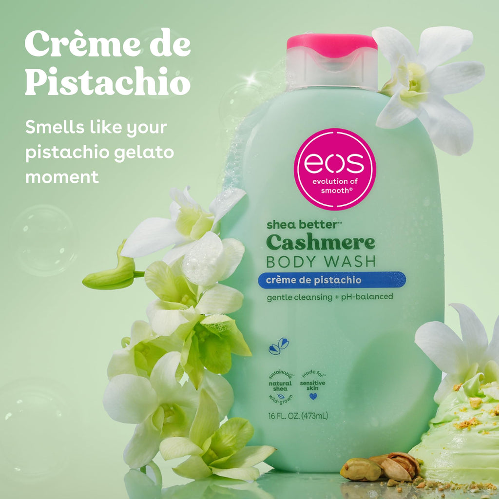 eos Cashmere Body Wash- Vanilla Cashmere, Creamy Gel with Shea Butter, 16 fl oz Jansha Store