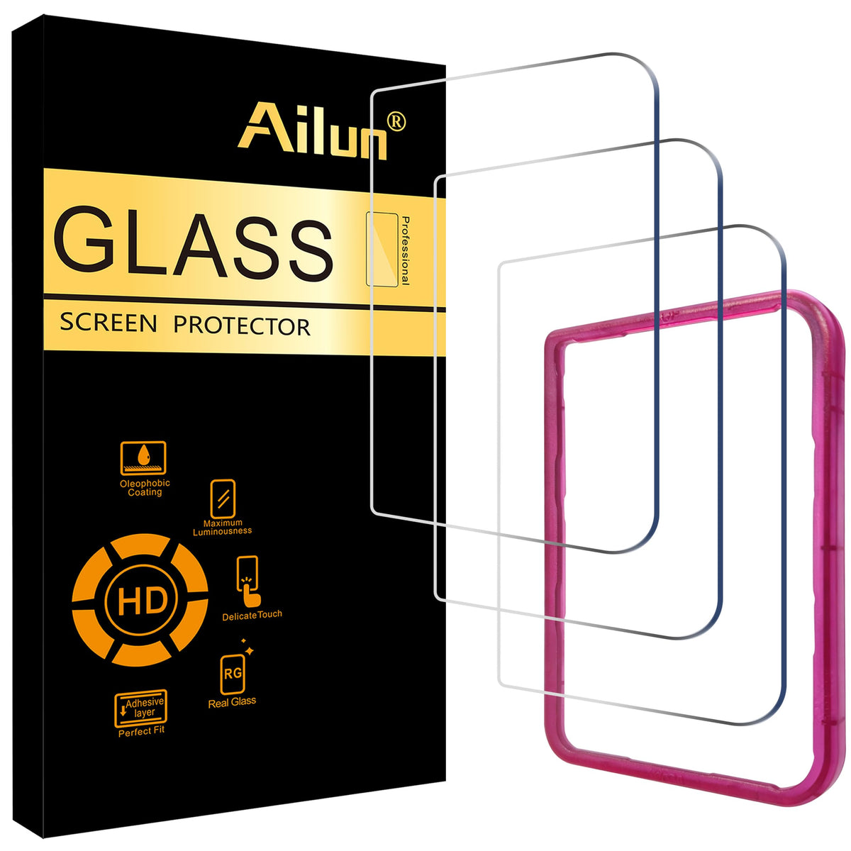 Ailun 3 Pack Screen Protector for iPhone 16 / iPhone 15 / iPhone 15 Pro Jansha Store