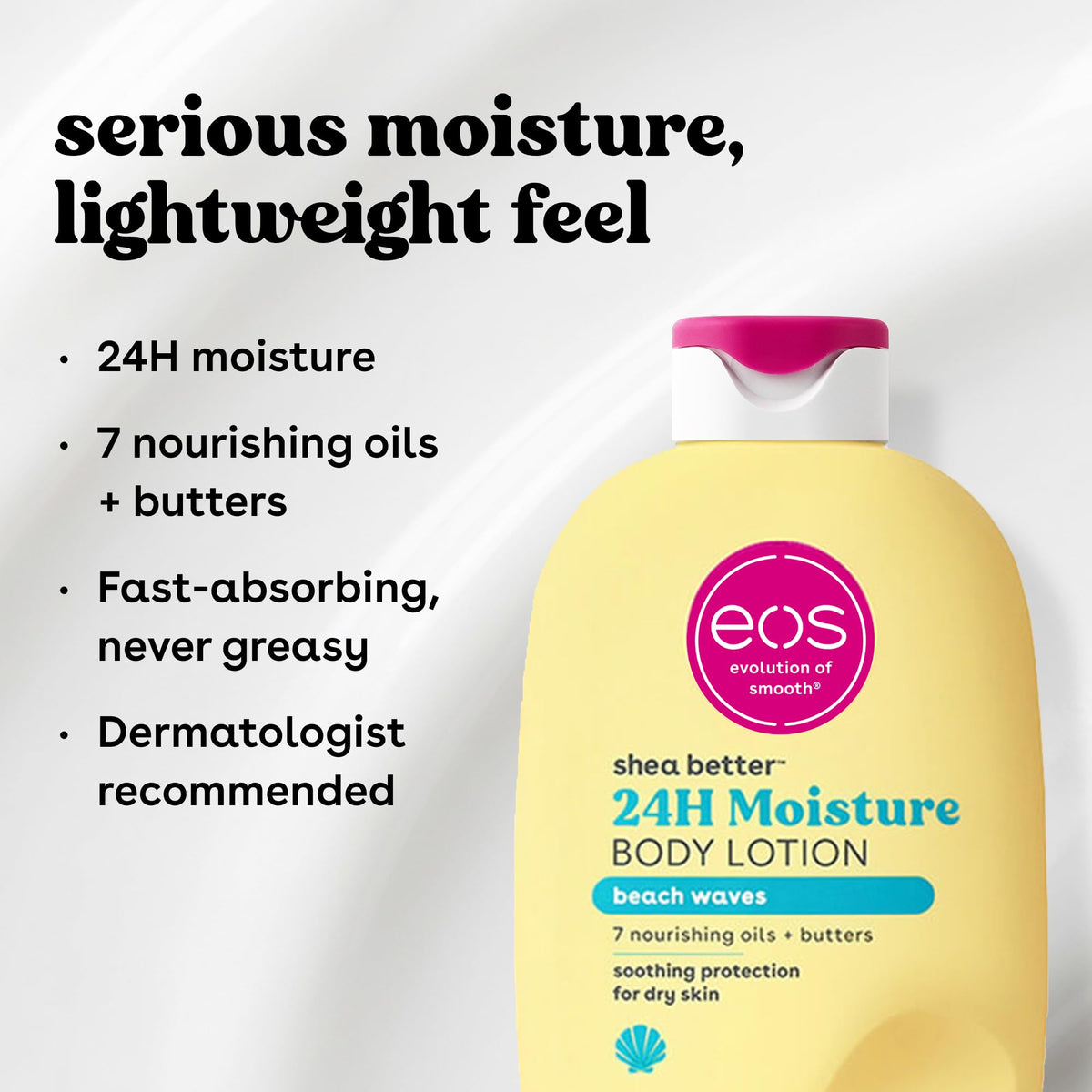eos Shea Better Body Lotion- Vanilla Cashmere, 24-Hour Moisture, 16 fl oz Jansha Store