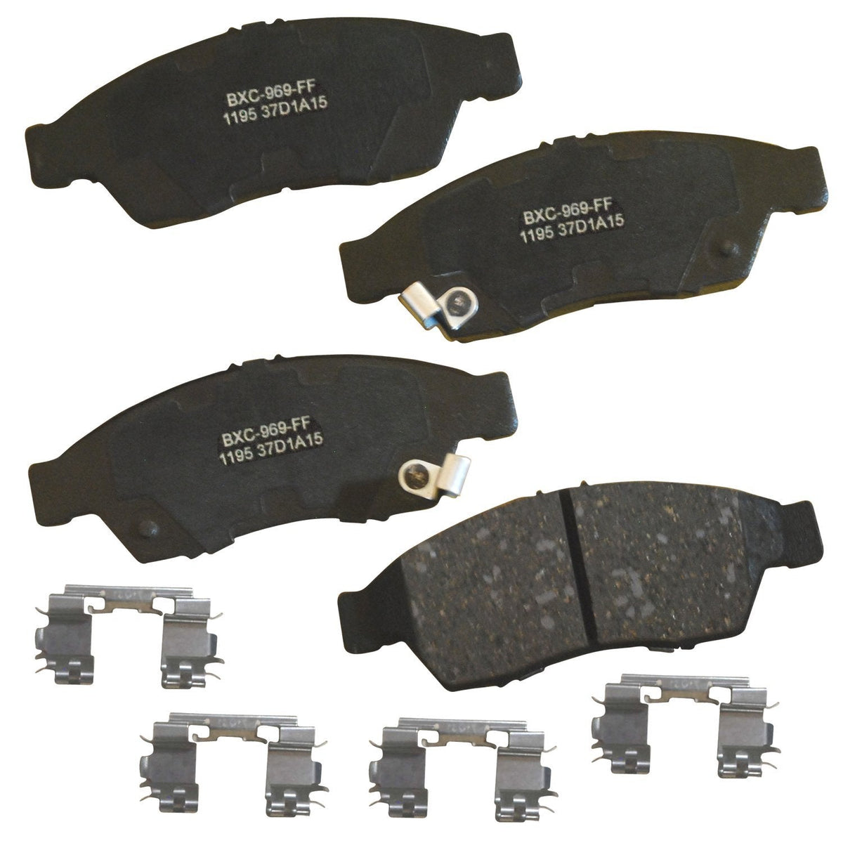 Bendix Premium SBC436A Ceramic Front Brake Pads for Toyota 4Runner 2002-2001, Hilux 2004, Tacoma 1998-1995 Jansha Store
