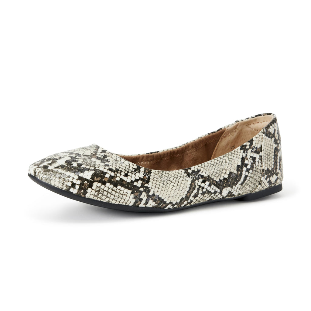 Amazon Essentials Women's Comfortable Round Toe Ballet Flats, Cushioned Memory Foam Jansha Store