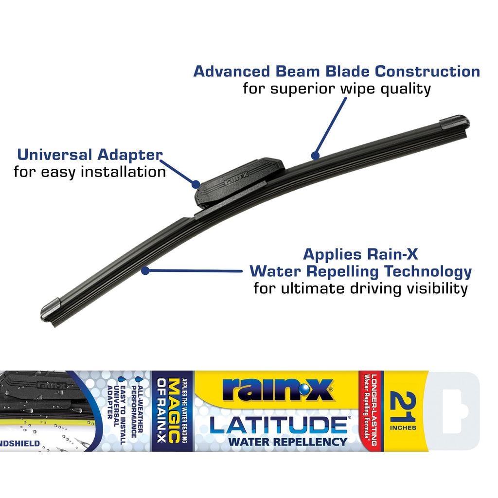 Rain-X 810363 Repellency Water Repellent Wiper Blades, 22" Windshield Wipers (Pack of 2), All Weather Streak-Free for Enhanced Visibility w/Water Repellency Formula [Amazon Exclusive] Jansha Store