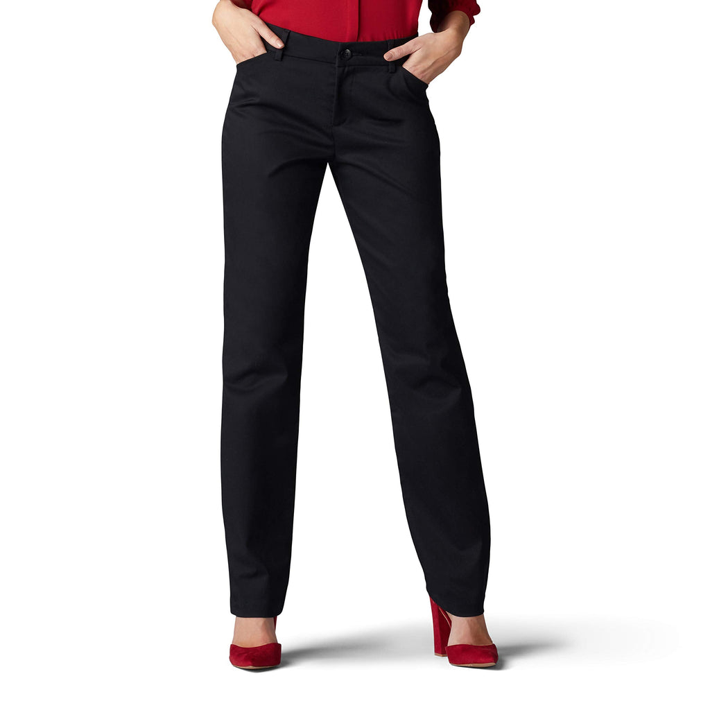 Lee Women's Wrinkle Free Relaxed Fit Straight Leg Pant Jansha Store