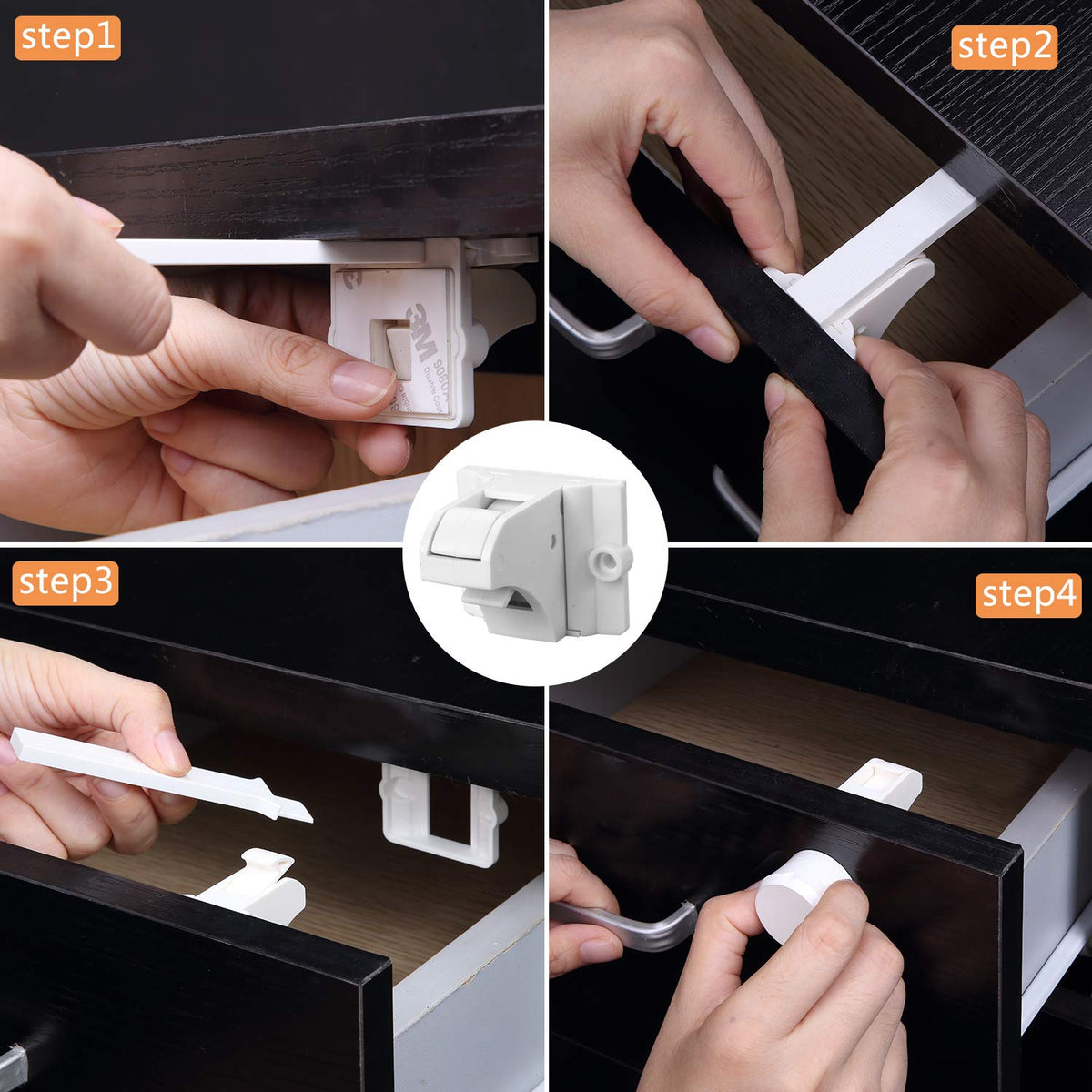 Vmaisi 20 Pack Magnetic Cabinet Locks Baby Proofing and 2 Keys Jansha Store