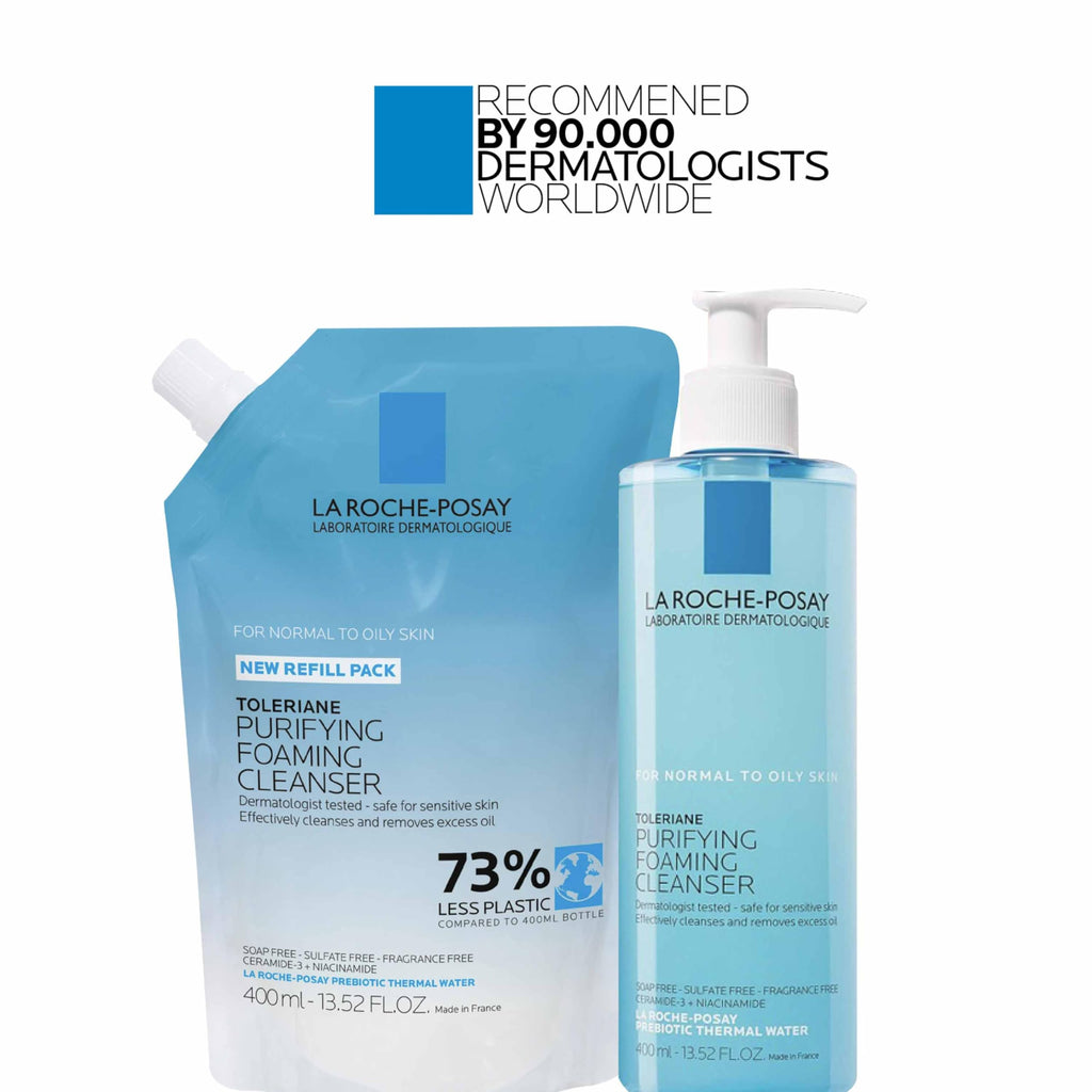 La Roche-Posay Toleriane Purifying Foaming Facial Cleanser with Niacinamide Jansha Store