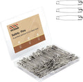 XKDOUS 3 Inch Large Safety Pins 100 pcs Silver Pins Bulk Jansha Store