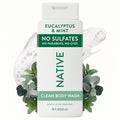 Native Clean Body Wash for Women & Men, Eucalyptus & Mint, 18 fl oz Jansha Store