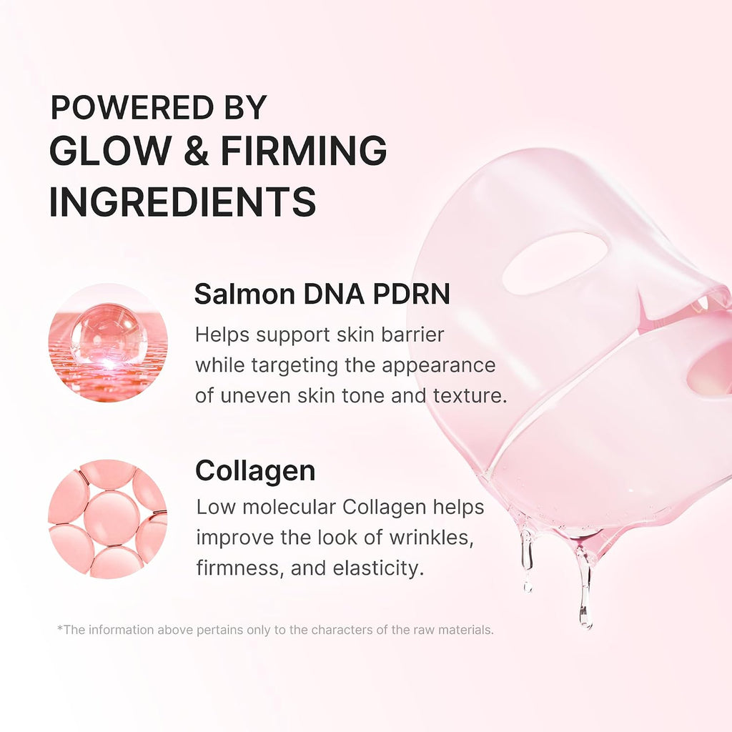 medicube Jelly Gel Mask with Salmon DNA PDRN Pink Collagen, 4EA Jansha Store
