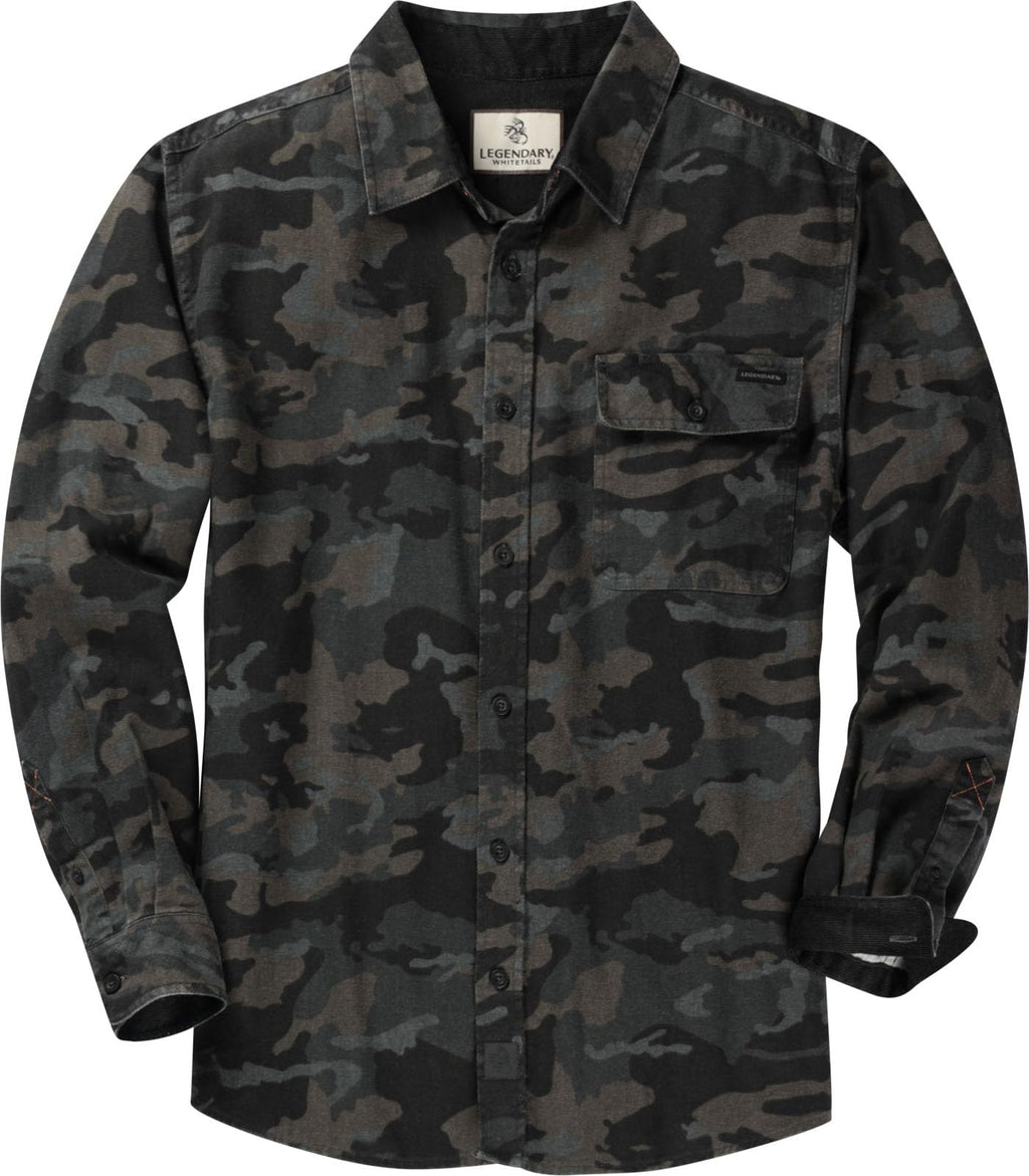 Legendary Whitetails Mens Flannel Long Sleeve Button Down 100% Cotton Shirt Jansha Store