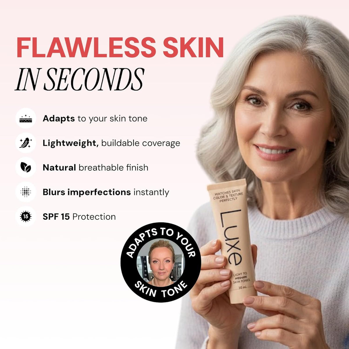 Luxe Color Changing Foundation – Medium Jansha Store