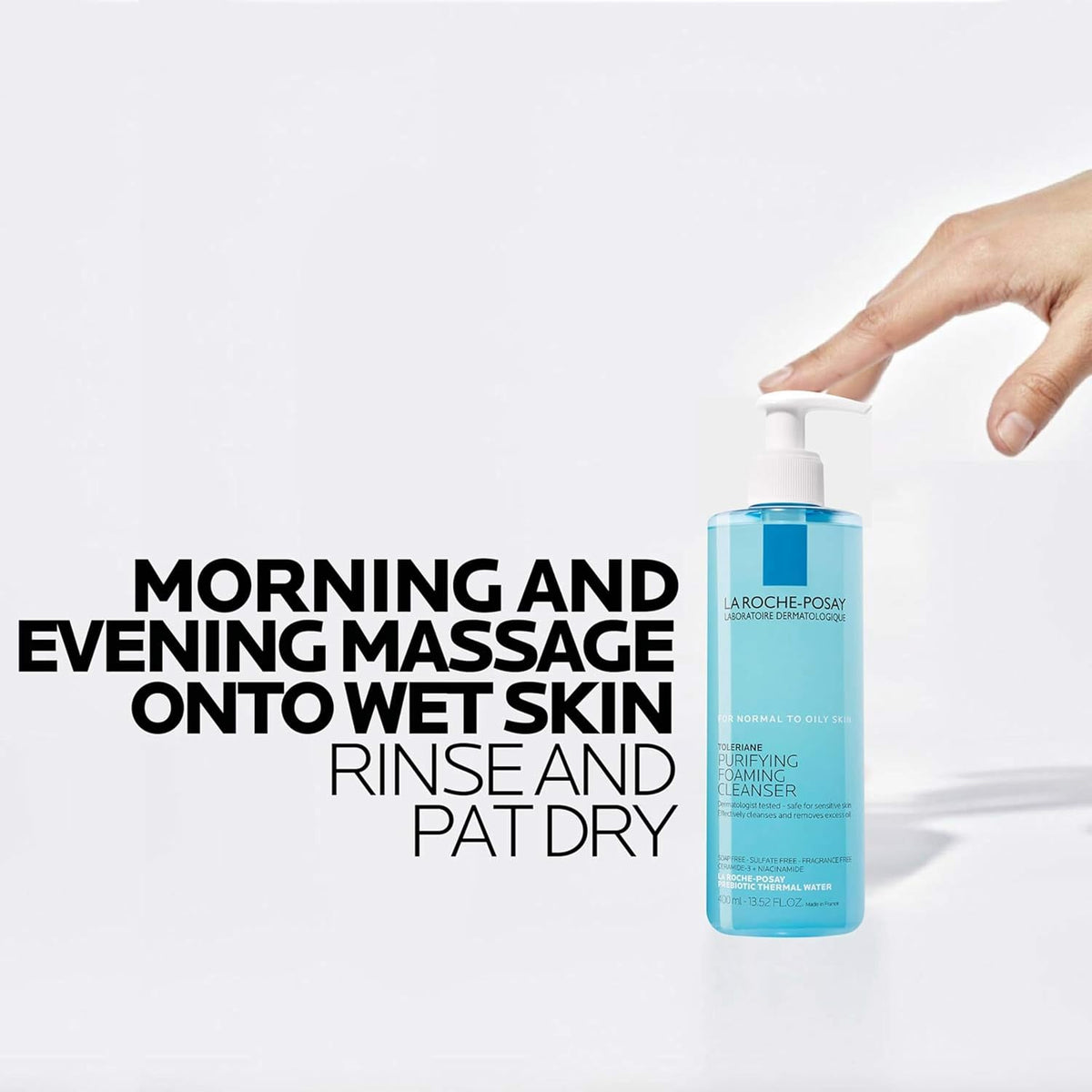 La Roche-Posay Toleriane Purifying Foaming Facial Cleanser with Niacinamide Jansha Store