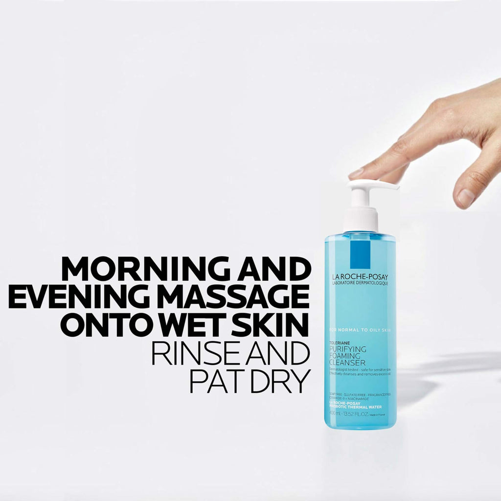 La Roche-Posay Toleriane Purifying Foaming Facial Cleanser with Niacinamide Jansha Store