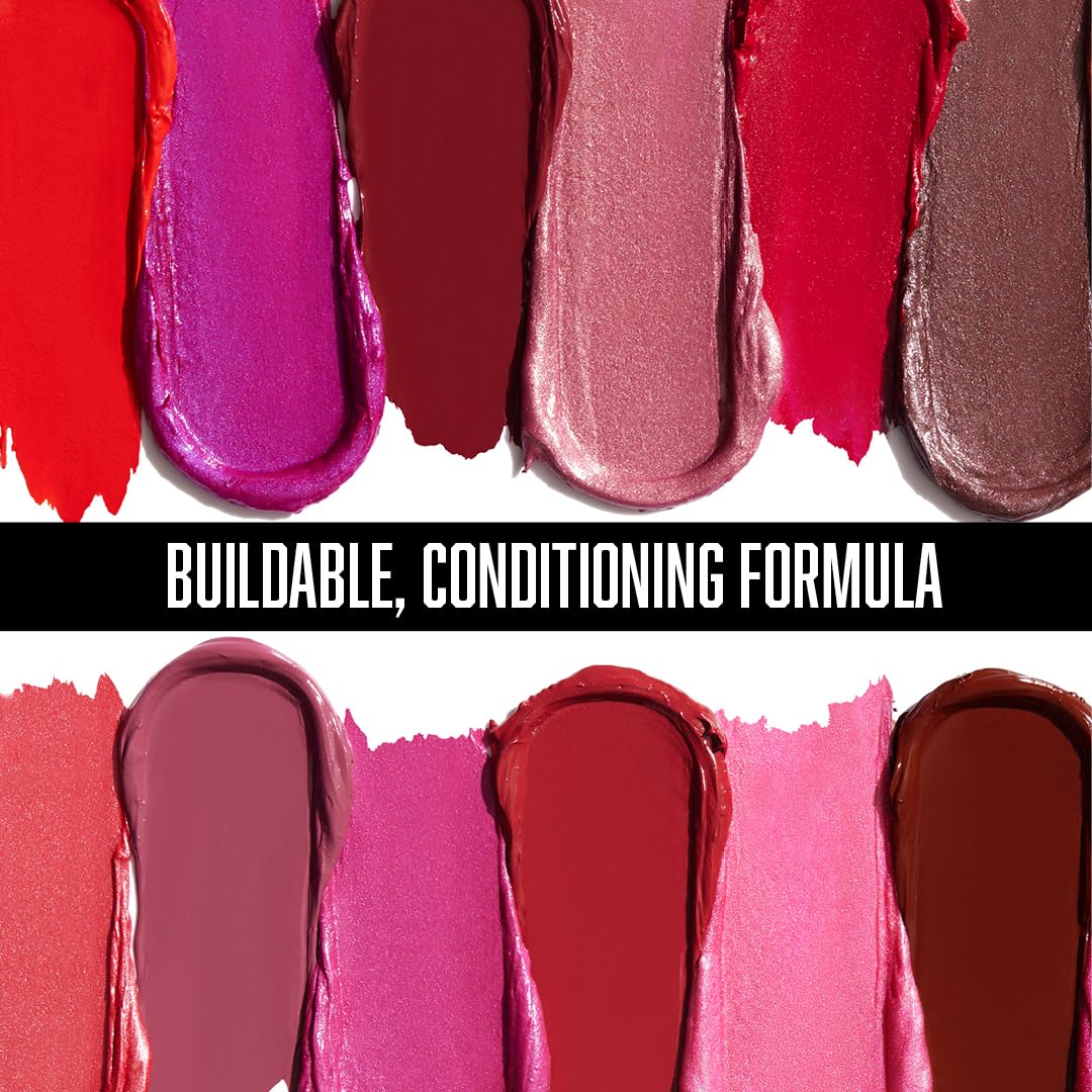 wet n wild Silk Finish Lipstick, Hydrating Rich Buildable Lip Color, Formulated with Vitamins A,E, & Macadamia for Ultimate Hydration, Cruelty-Free & Vegan - A Short Affair Jansha Store