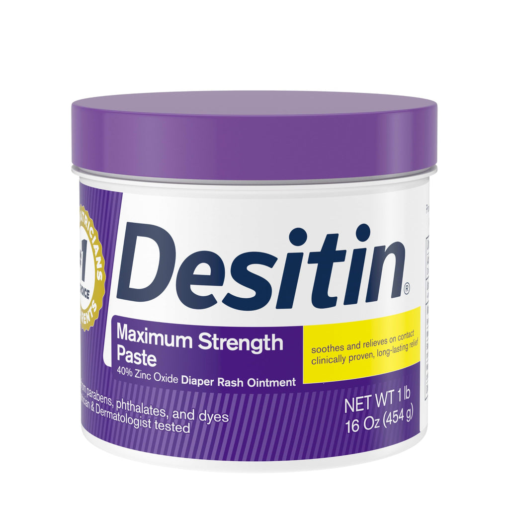 Desitin Maximum Strength Diaper Rash Paste, 40% Zinc Oxide, 4.8 oz Jansha Store
