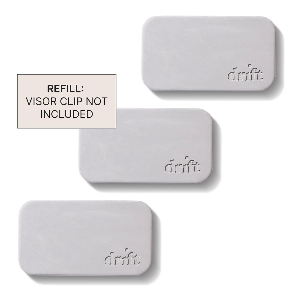 Drift Car Air Freshener - Stone Air Freshener Car Odor Eliminator - Long Lasting Scent - Auto Accessories - Metal Clip - Essential Oils - Clean Ingredients - Teak Scent Starter Kit Jansha Store