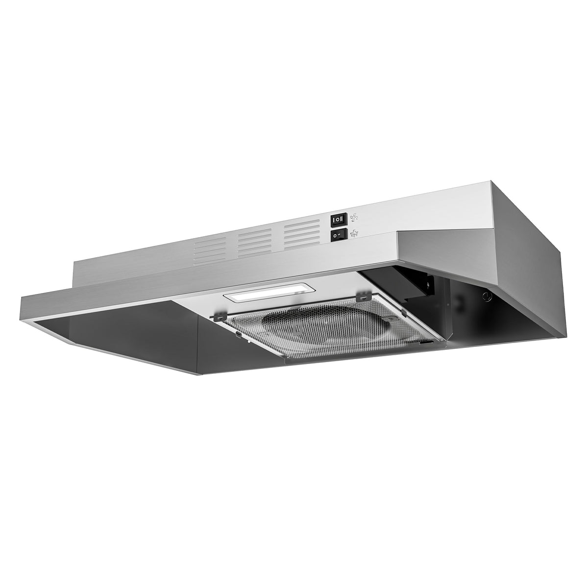 FIREGAS Range Hood 30 inch Under Cabinet, White Range Hood, Kitchen Hood Jansha Store