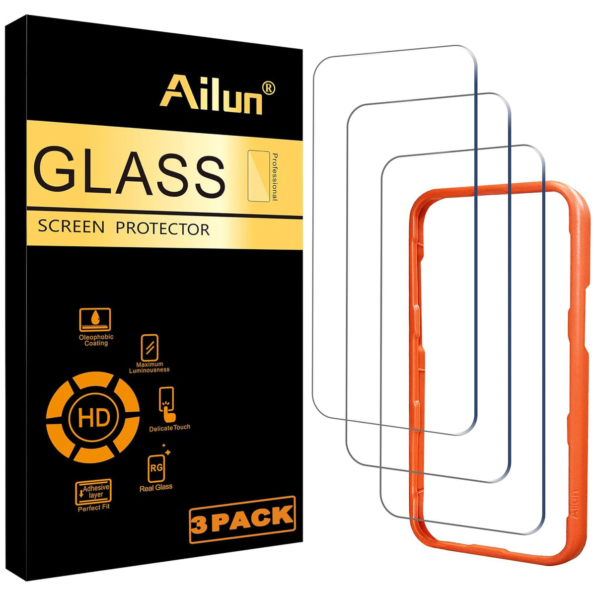 Ailun 3 Pack Screen Protector for iPhone 16 / iPhone 15 / iPhone 15 Pro Jansha Store