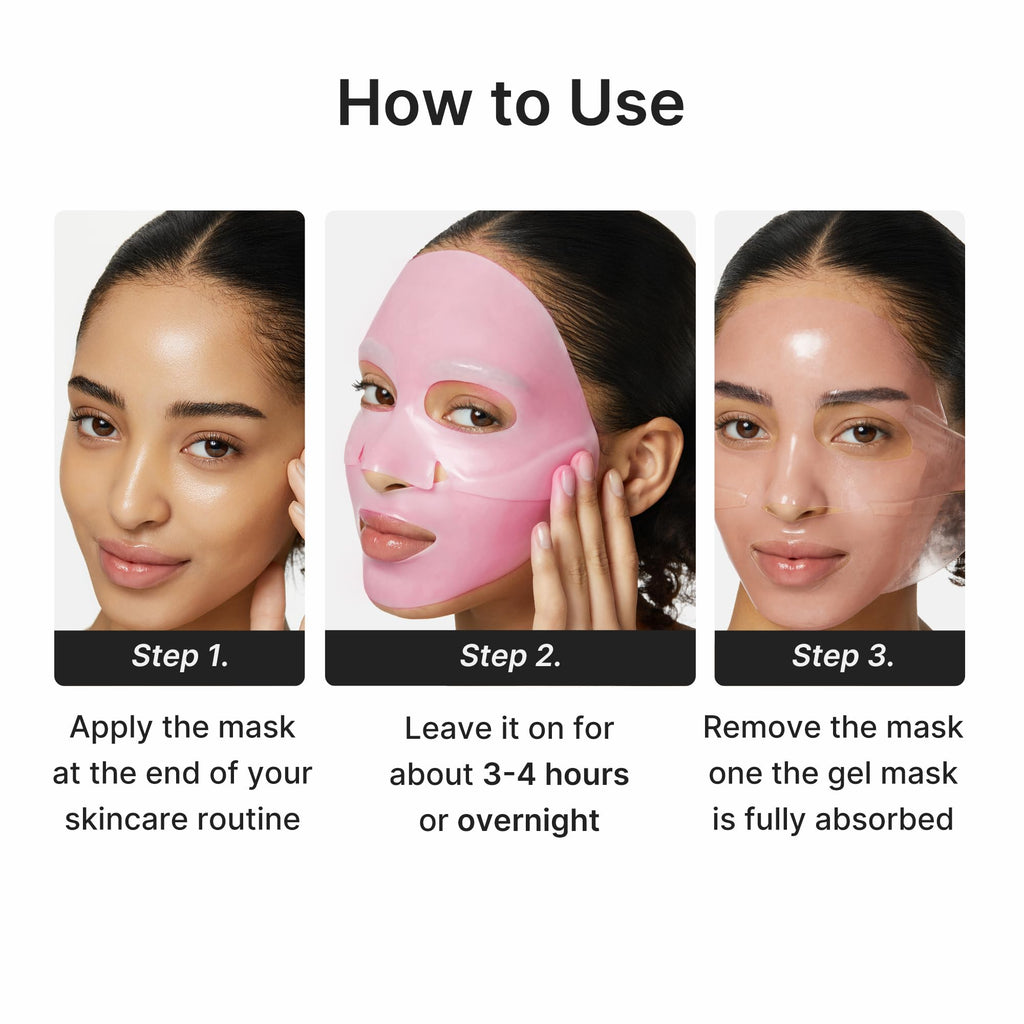 medicube Jelly Gel Mask with Salmon DNA PDRN Pink Collagen, 4EA Jansha Store