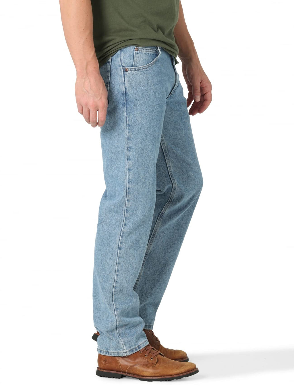 Wrangler Authentics Men's Regular Fit Comfort Flex Waist Jean Jansha Store