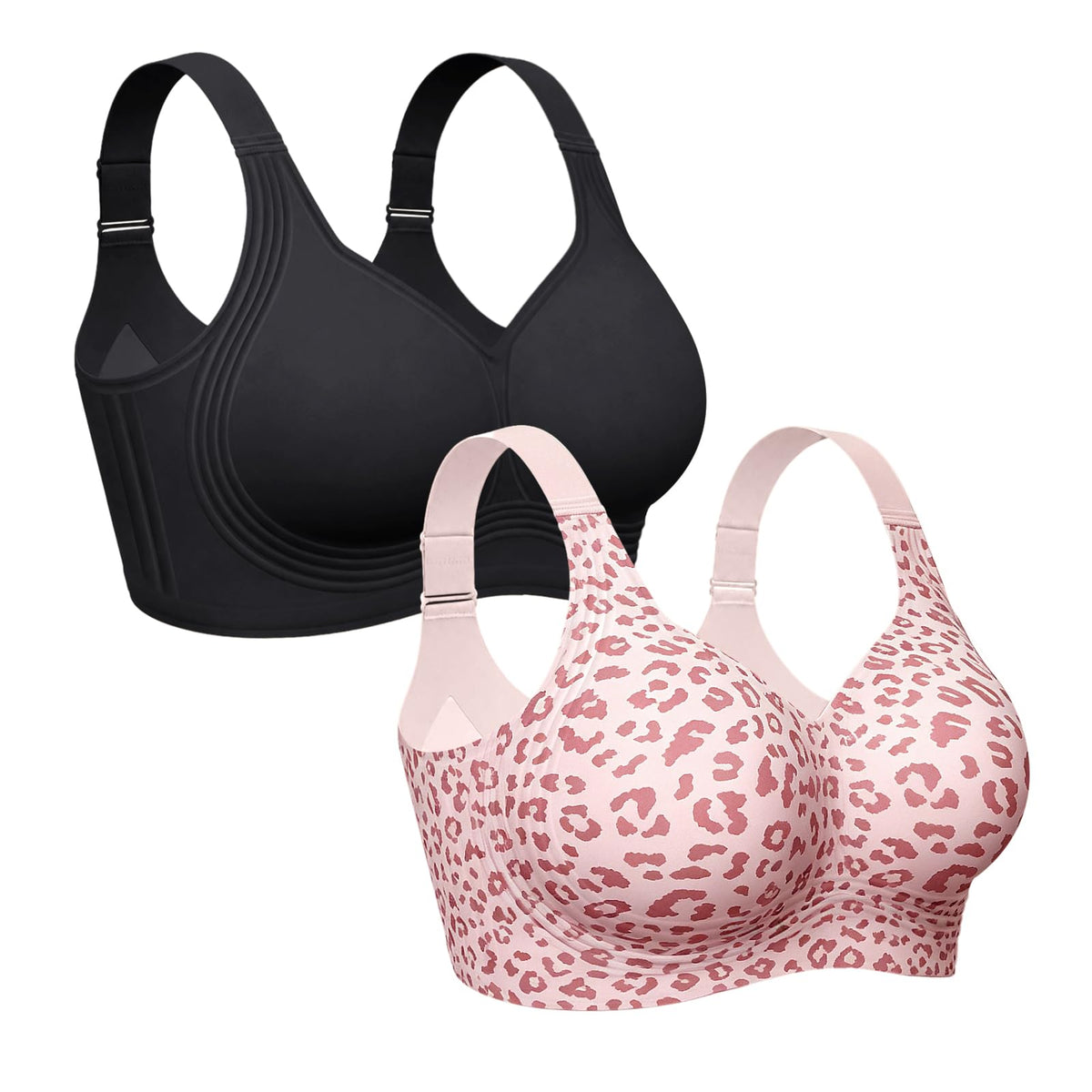 OEAK Womens Wireless Jelly Bras Plus Size Support Push Up Comfortable Bra Jansha Store