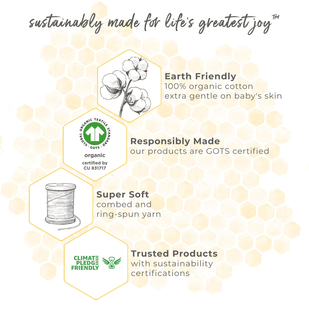 Burt's Bees Baby Infant Wearable Blanket, Organic Cotton Unisex Beekeeper - Light Weight 0.5 TOG or Medium Weight 1.5 TOG Jansha Store