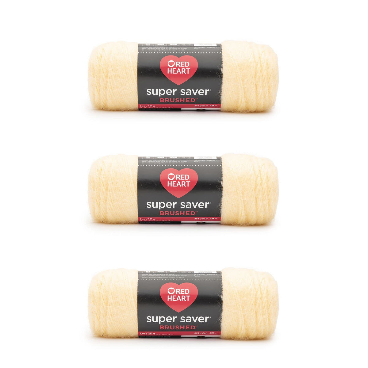 Red Heart Super Saver Yarn for Crocheting & Knitting, Cherry Red, Single Jansha Store