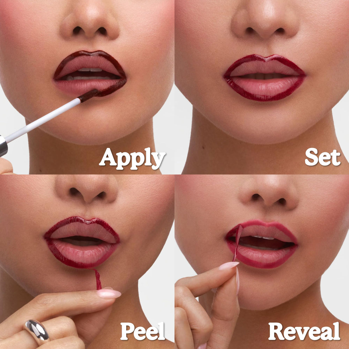 Sacheu Lip Liner STAY-N Peel Off Lip Stain, Longwear, p-INKED Jansha Store