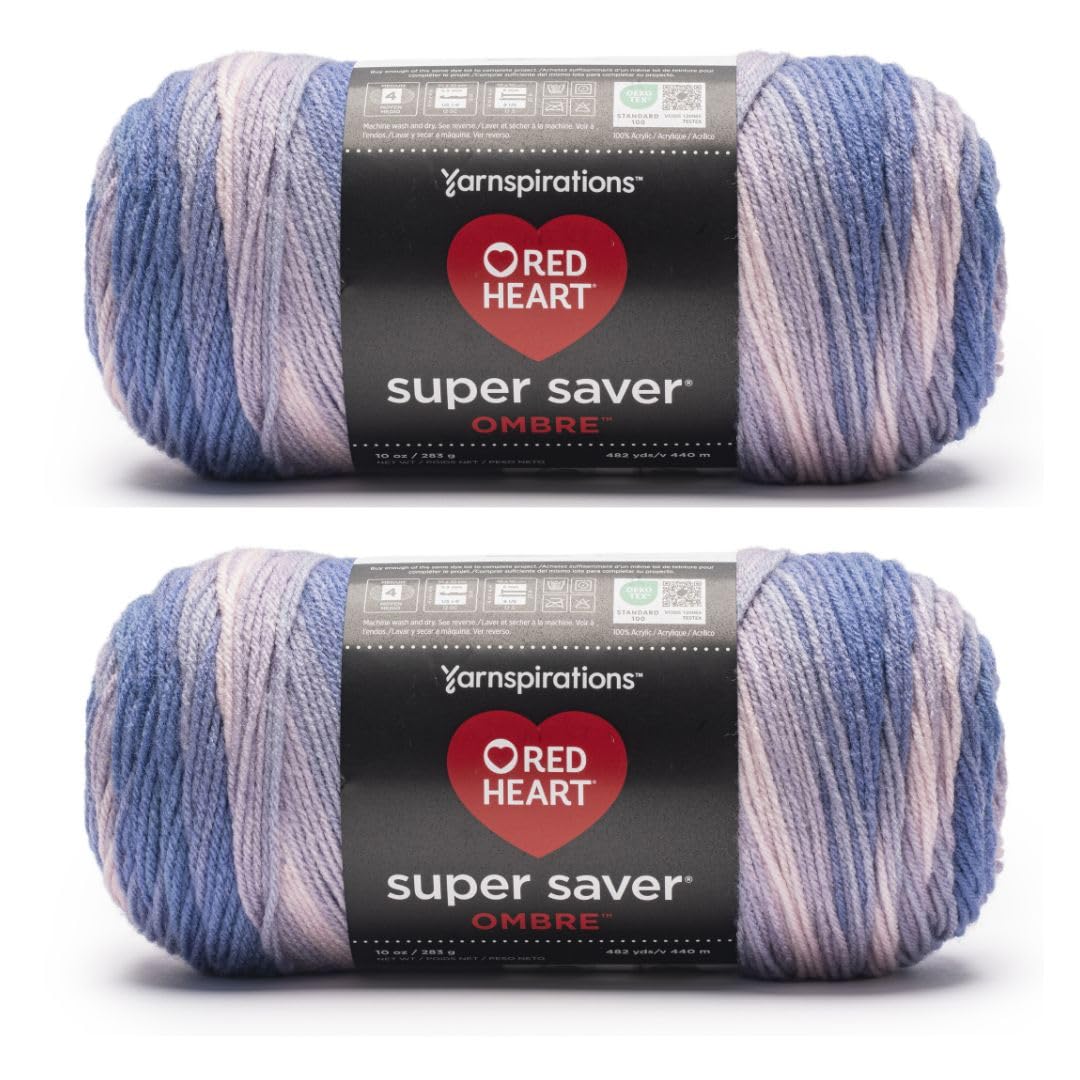Red Heart Super Saver Yarn for Crocheting & Knitting, Cherry Red, Single Jansha Store