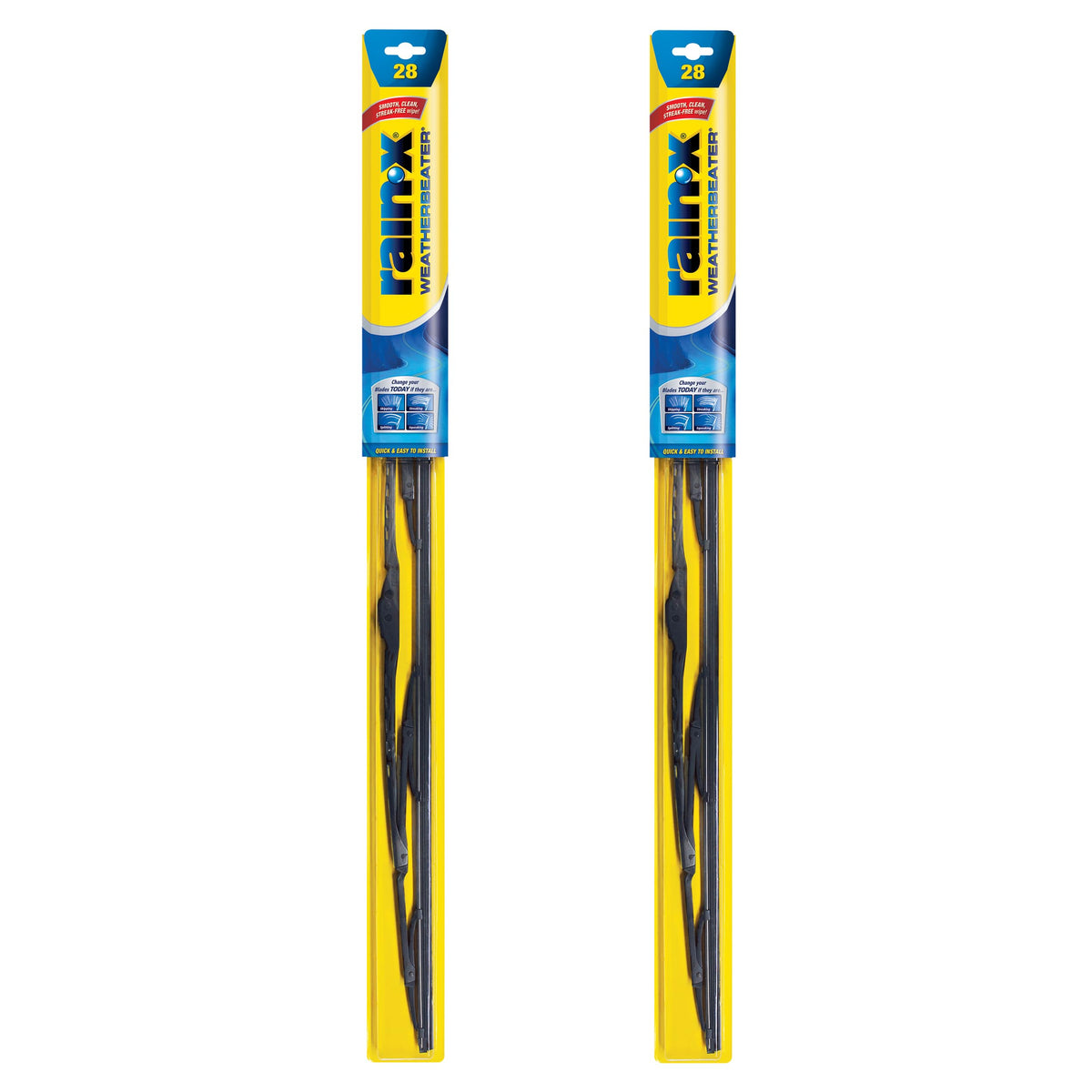 Rain-X 820149 WeatherBeater Wiper Blades, 22" Windshield Wipers (Pack of 2), Automotive Replacement Windshield Wiper Blades That Meet Or Exceed OEM Quality And Durability Jansha Store