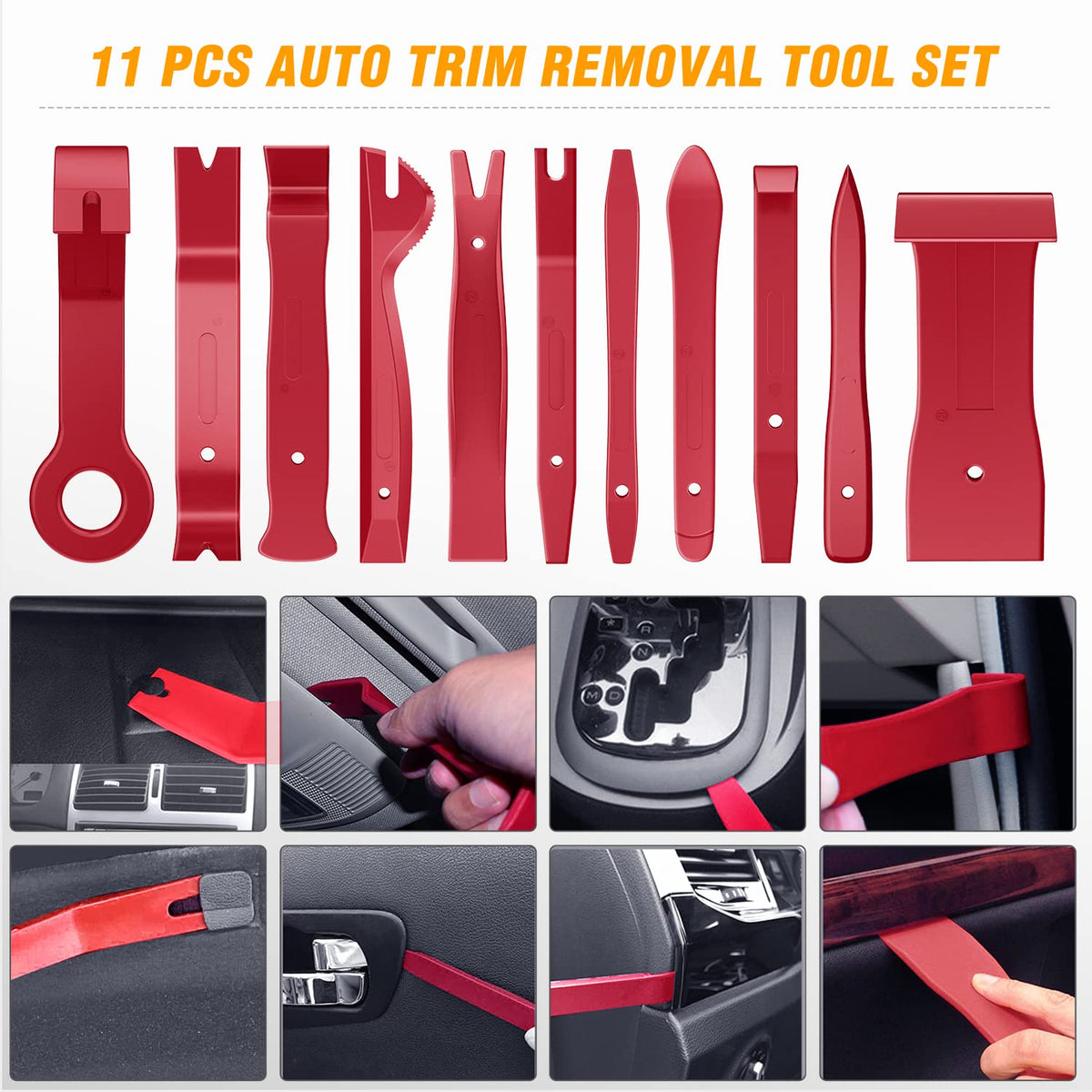 GOOACC 240PCS Bumper Retainer Clips Car Plastic Rivets Fasteners Push Retainer Kit 12 Popular Sizes Auto Push Pin Rivets Set -Door Trim Panel Fender Clips for GM Ford Toyota Honda Chrysler Jansha Store